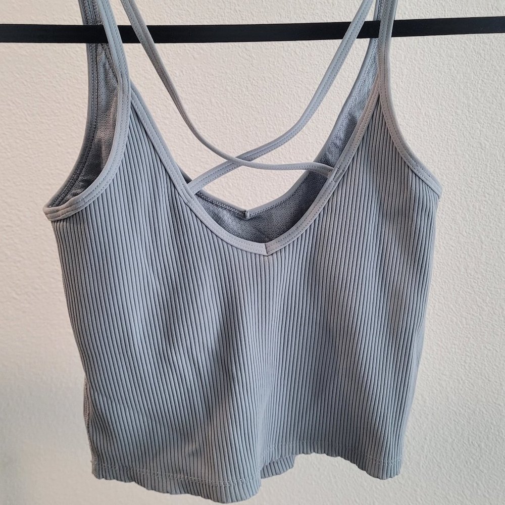 Blue Vuori Crop Top
